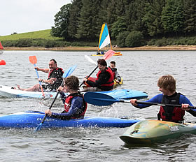 Watersports at Siblyback Lake